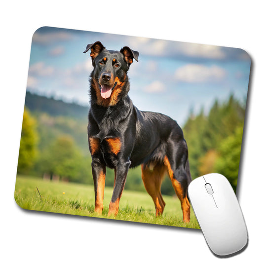 Beauceron Dog Photo Low Profile Mouse Pad Mat