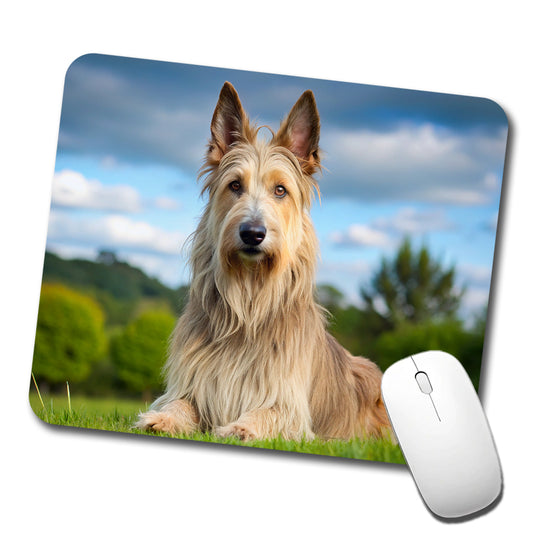 Berger Picard Dog Photo Low Profile Mouse Pad Mat