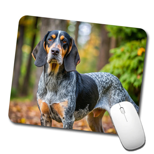 Bluetick Coonhound Dog Photo Low Profile Mouse Pad Mat