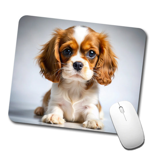English Toy Spaniel Dog Puppy Photo Low Profile Mouse Pad Mat