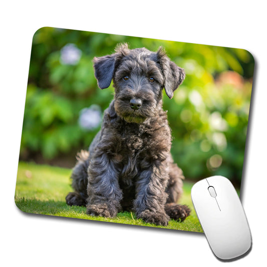 Kerry Blue Terrier Dog Puppy Photo Low Profile Mouse Pad Mat