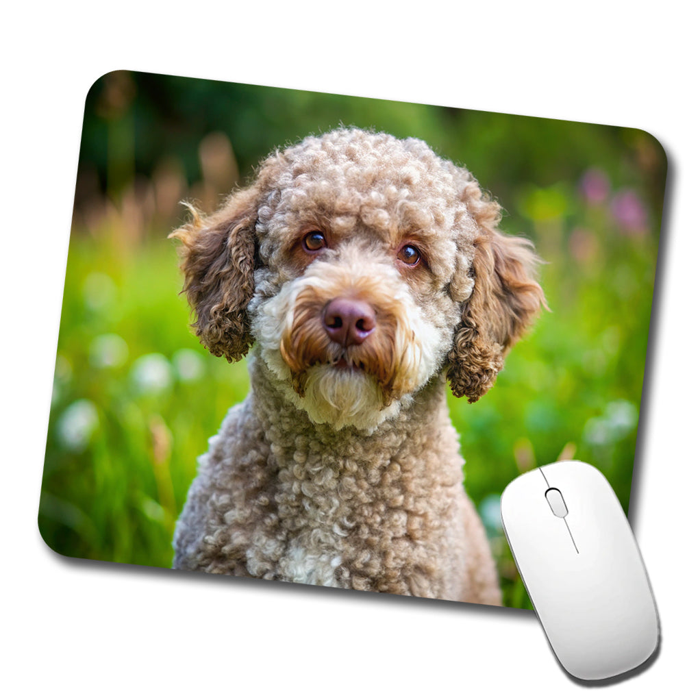 Lagotto Romagnolo Dog Photo Low Profile Mouse Pad Mat