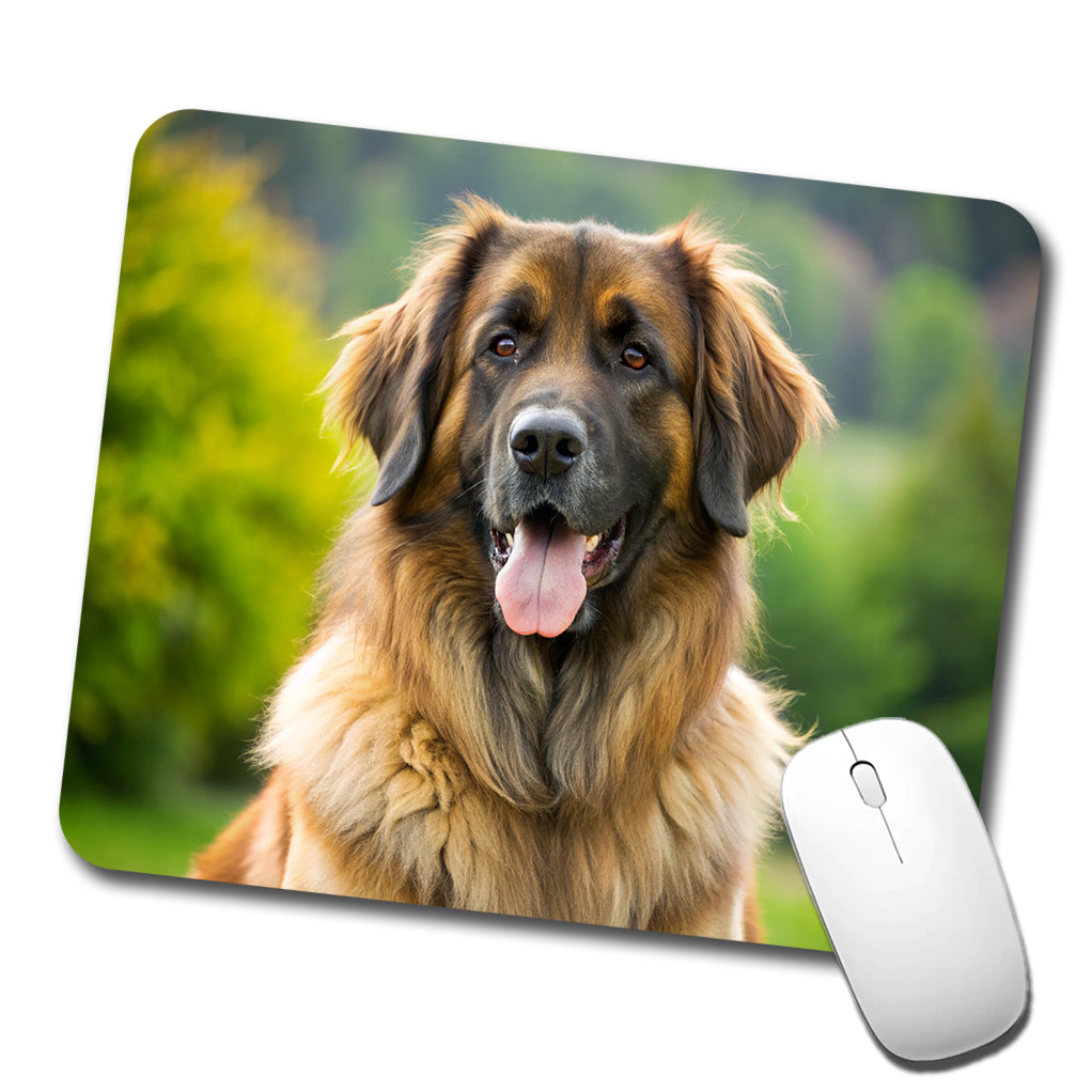 Leonberger Dog Photo Low Profile Mouse Pad Mat