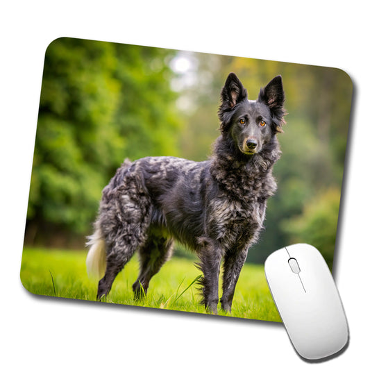 Mudi Dog Photo Low Profile Mouse Pad Mat