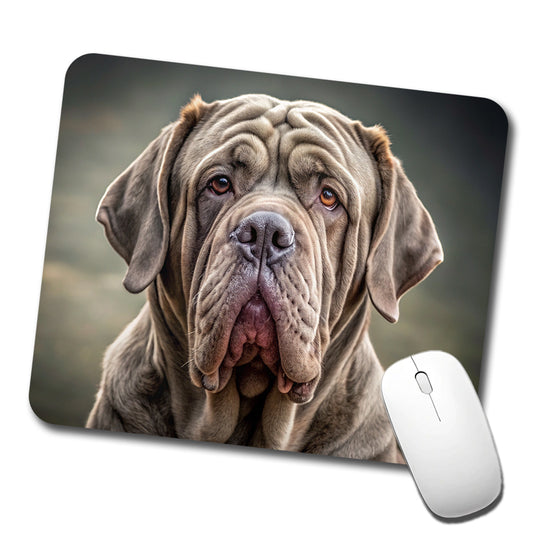 Neapolitan Mastiff Dog Photo Low Profile Mouse Pad Mat