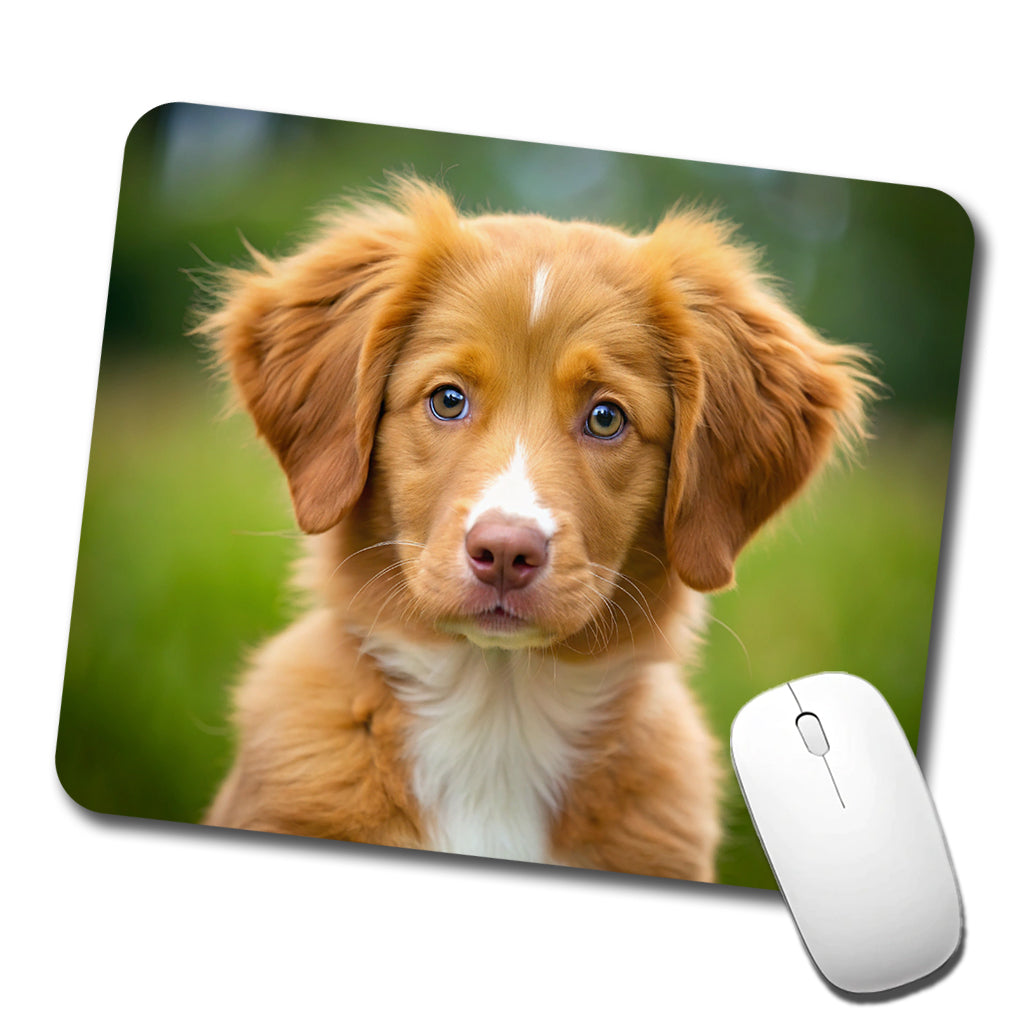 Nova Scotia Duck Tolling Retriever Dog Puppy Photo Low Profile Mouse Pad Mat