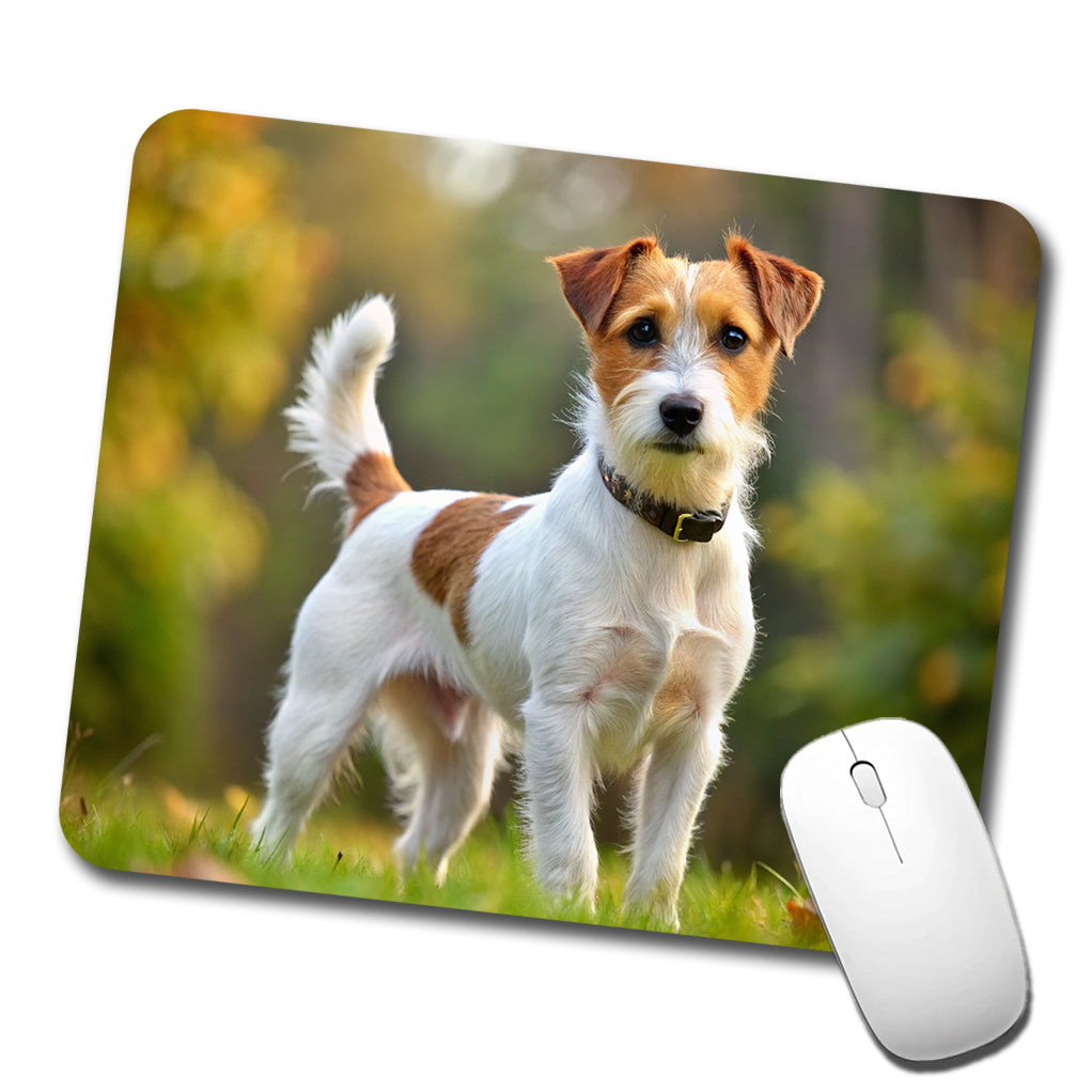 Parson Russell Terrier Dog Photo Low Profile Mouse Pad Mat