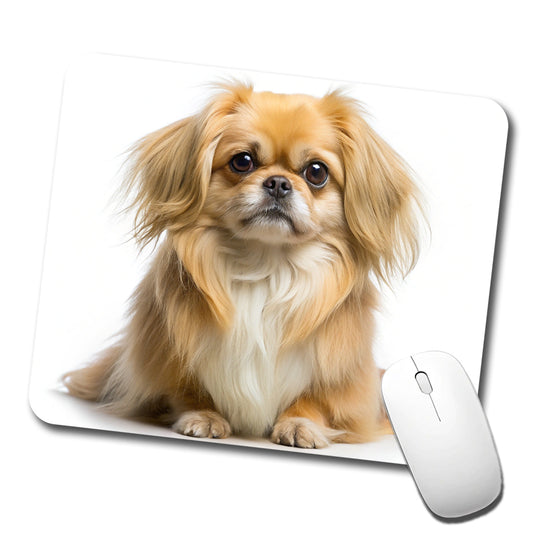 Pekapoo Dog Photo Low Profile Mouse Pad Mat