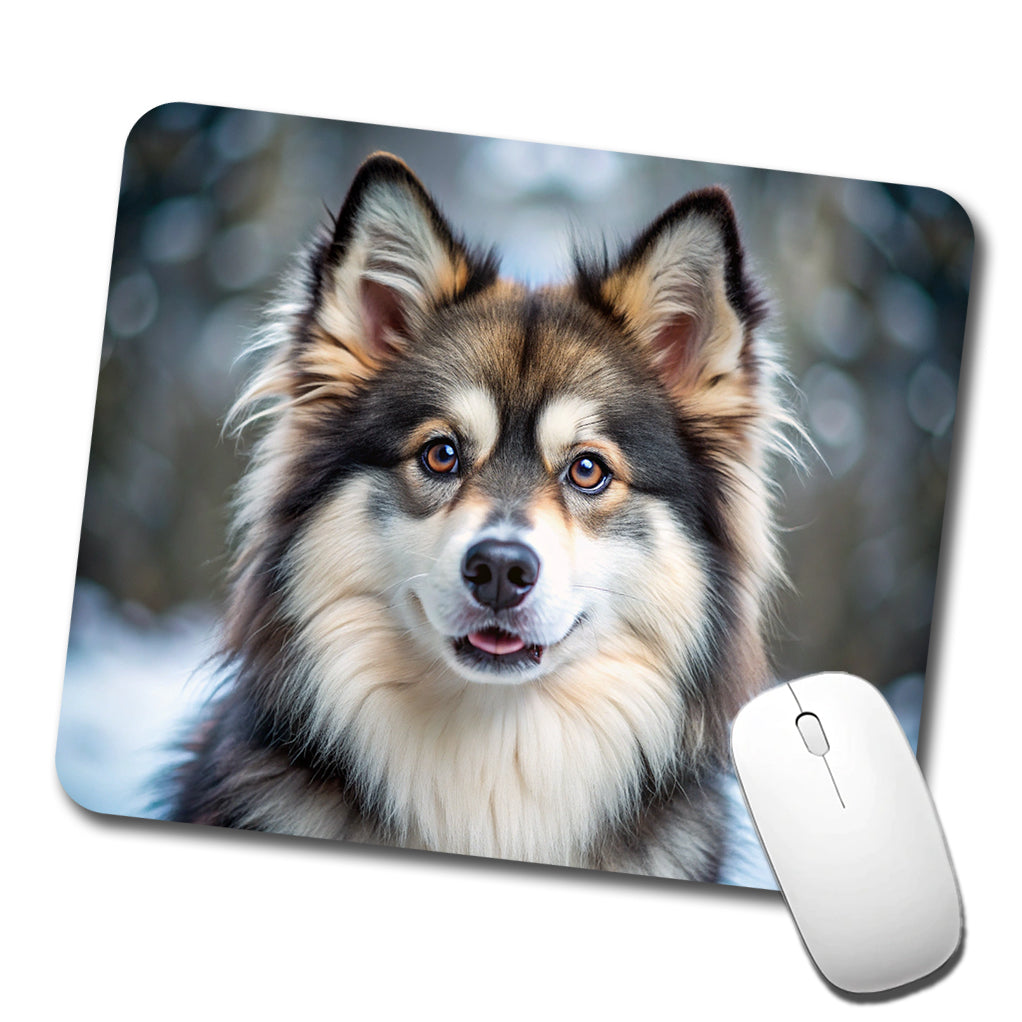 Pomsky Dog Photo Low Profile Mouse Pad Mat