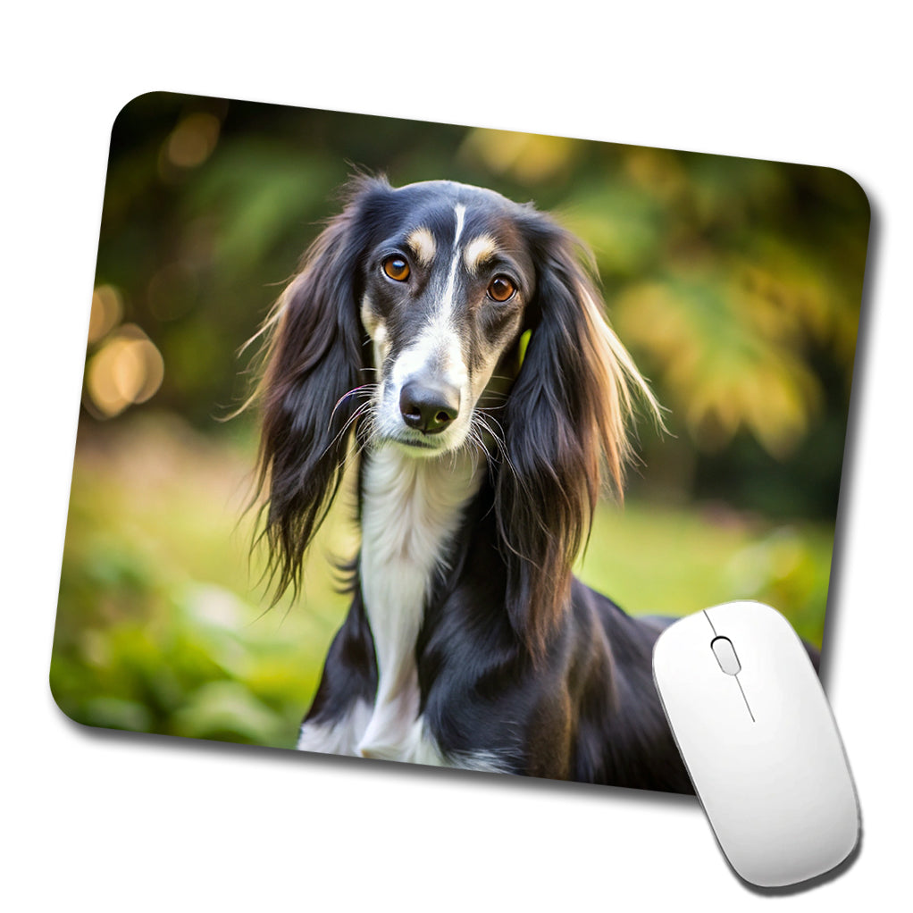 Saluki Dog Photo Low Profile Mouse Pad Mat