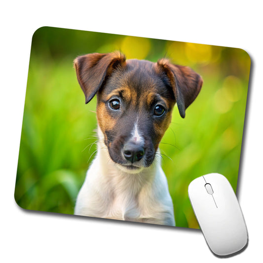 Smooth Fox Terrier Dog Puppy Photo Low Profile Mouse Pad Mat