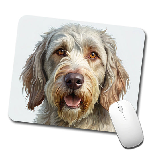 Spinone Italiano Dog Illustration Low Profile Mouse Pad Mat