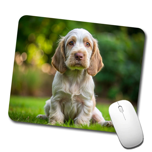 Spinone Italiano Dog Puppy Photo Low Profile Mouse Pad Mat