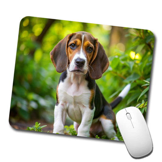 Treeing Walker Coonhound Dog Puppy Photo Low Profile Mouse Pad Mat