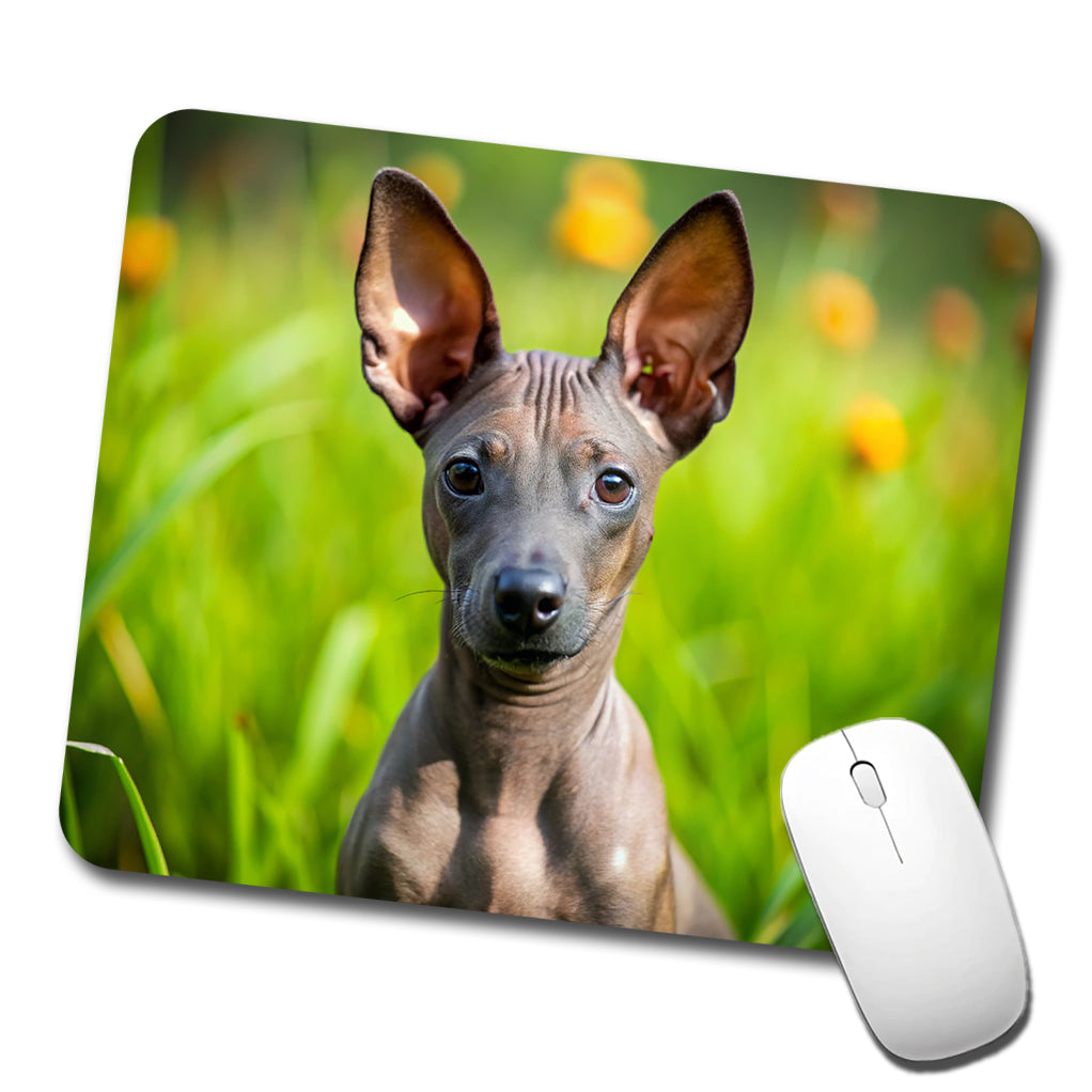 Xoloitzcuintli Xolo Mexican Hairless Dog Puppy Photo Low Profile Mouse Pad Mat
