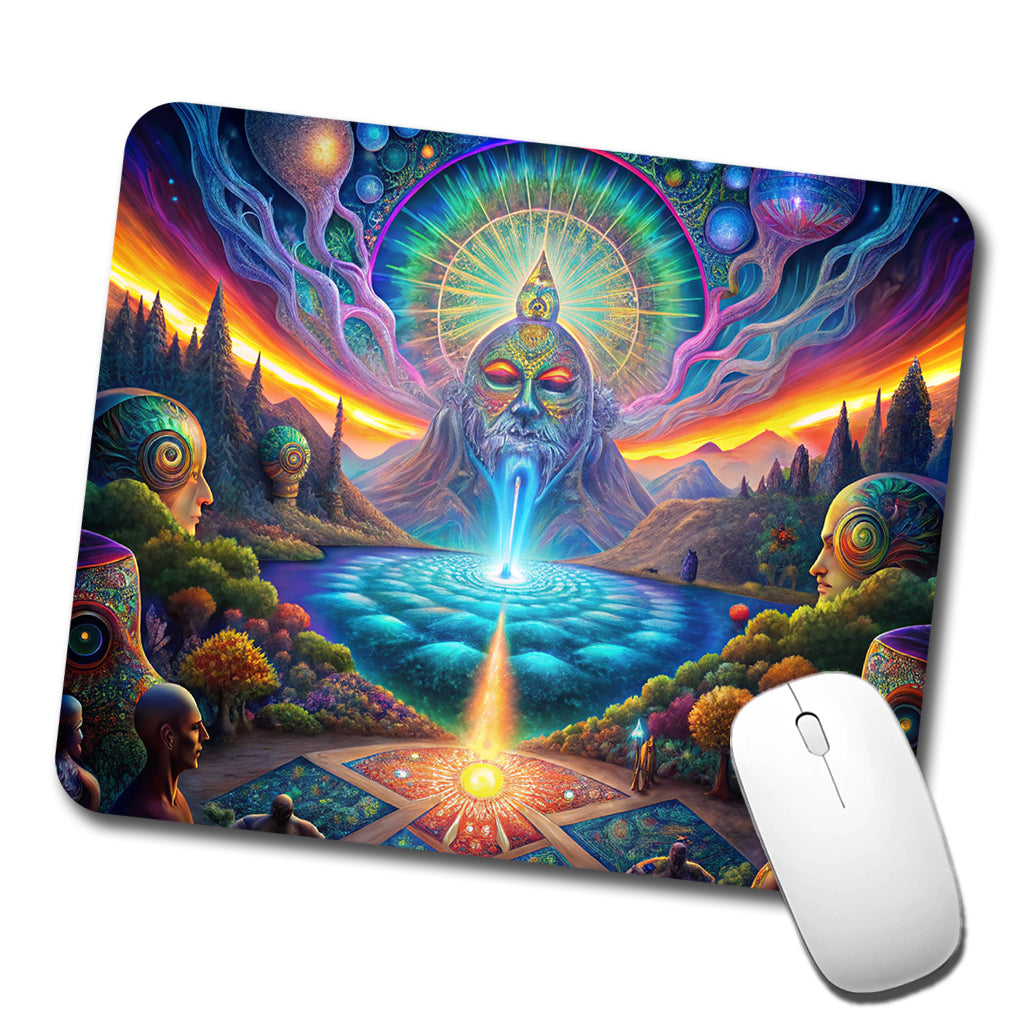 Psychedelic Mysticism Mystical Scene Low Profile Mouse Pad Mat