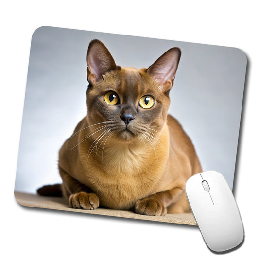 Burmese Cat Photo Low Profile Mouse Pad Mat