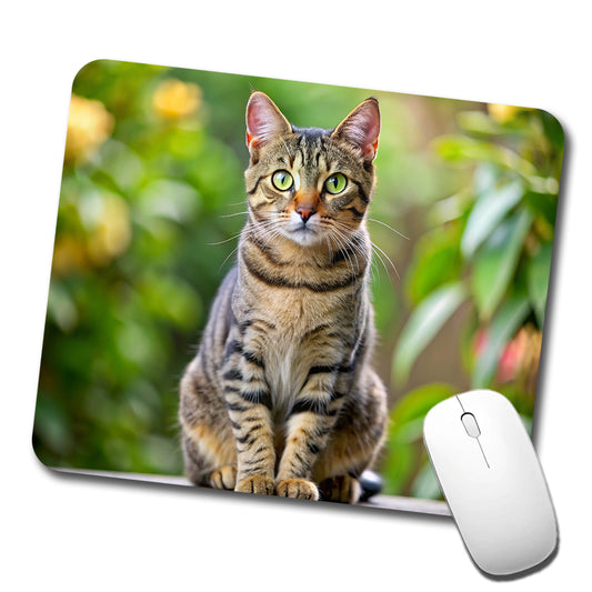 European Shorthair Cat Photo Low Profile Mouse Pad Mat