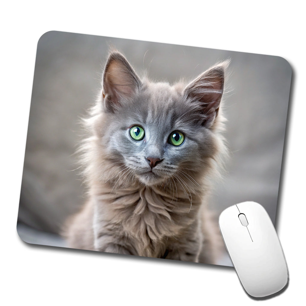 Nebelung Cat Kitten Photo Low Profile Mouse Pad Mat