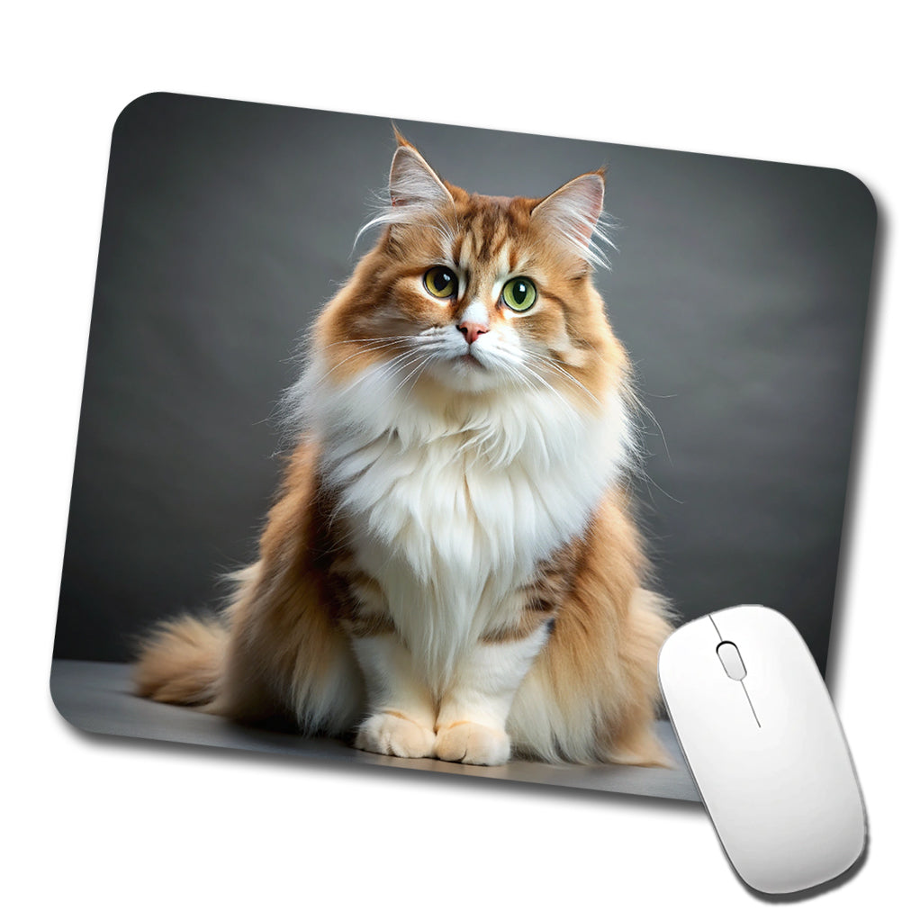 Ragamuffin Cat Photo Low Profile Mouse Pad Mat