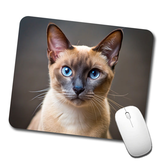 Tonkinese Cat Photo Low Profile Mouse Pad Mat