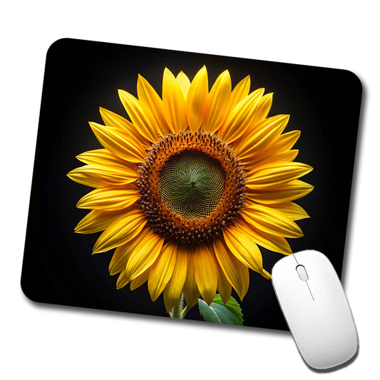 Sunflower Photo Low Profile Mouse Pad Mat