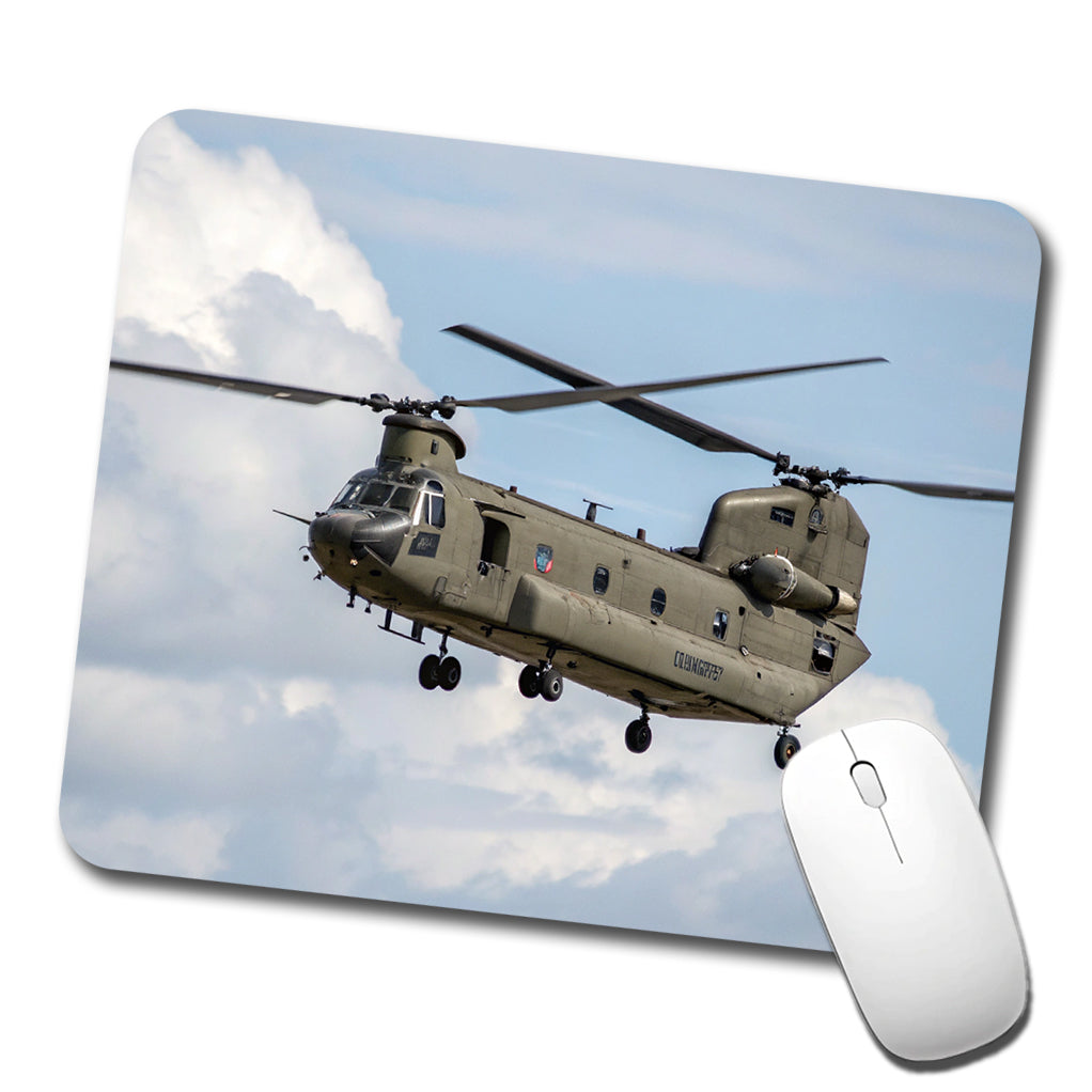 CH-47 Chinook Heavy-Lift Helicopter Low Profile Mouse Pad Mat
