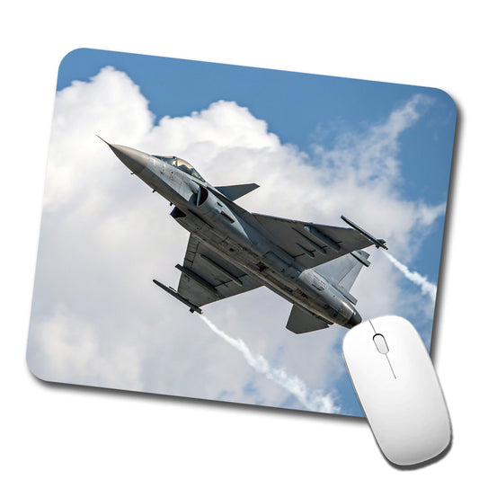 JAS 39 Gripen Multirole Fighter Jet Plane Low Profile Mouse Pad Mat