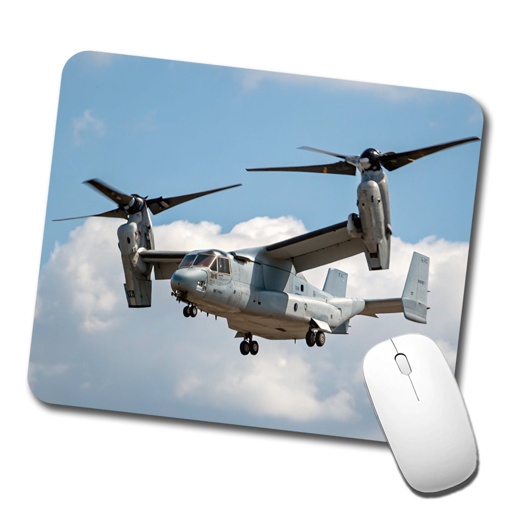 V-22 Osprey Tiltrotor Military Transport Low Profile Mouse Pad Mat