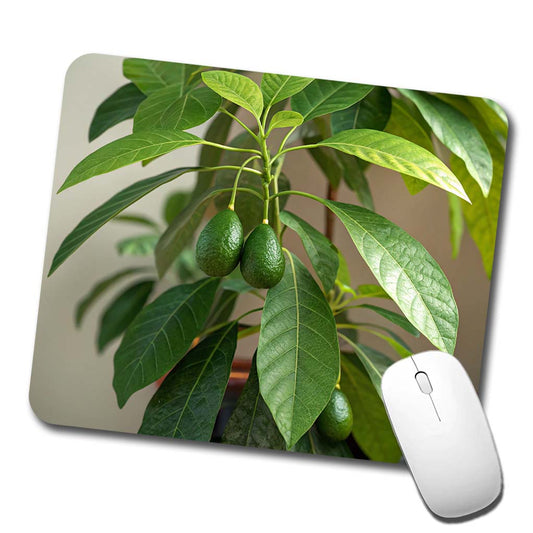 Avocados On Plant Low Profile Mouse Pad Mat