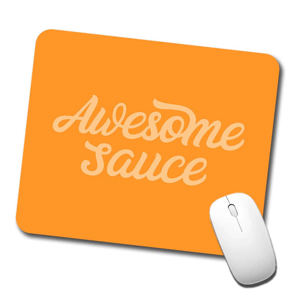 Awesome Sauce Orange Low Profile Mouse Pad Mat