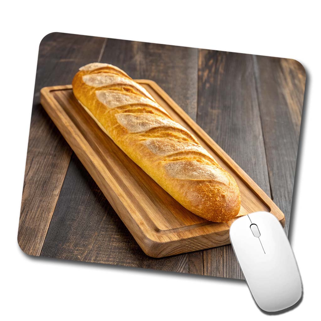 Baguette Bread Board Low Profile Mouse Pad Mat