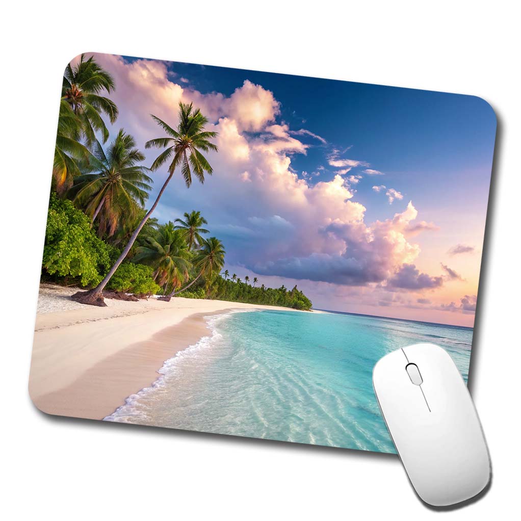 Bali Indonesia Beach Sand Ocean Low Profile Mouse Pad Mat