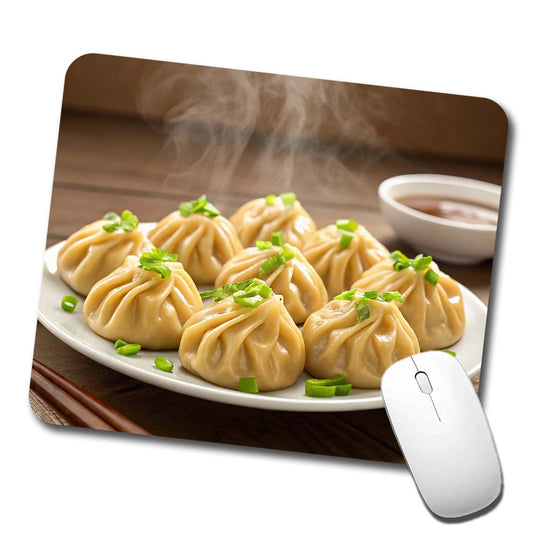 Dumplings Steaming Low Profile Mouse Pad Mat