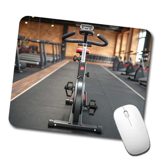 Exercise Bike Cycle Bicycle Low Profile Mouse Pad Mat