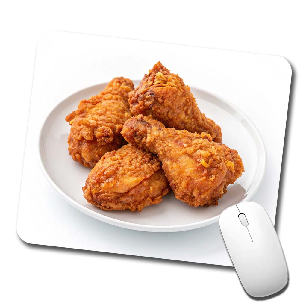 Fried Chicken Wings Low Profile Mouse Pad Mat