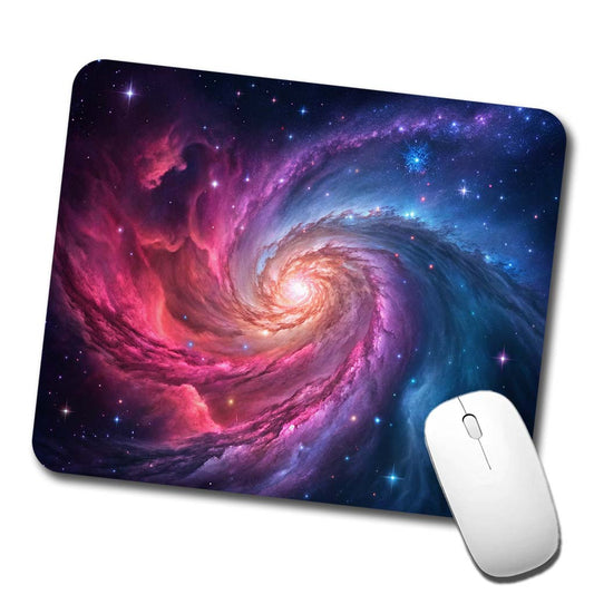 Galaxy Nebula Beautiful Space Stars Low Profile Mouse Pad Mat