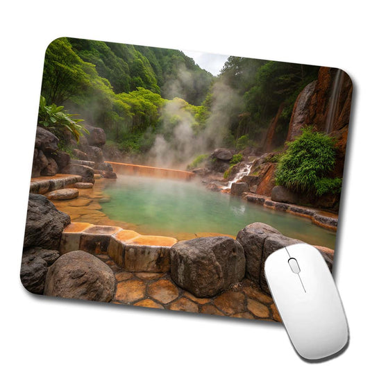 Geothermal Spa Misty Low Profile Mouse Pad Mat