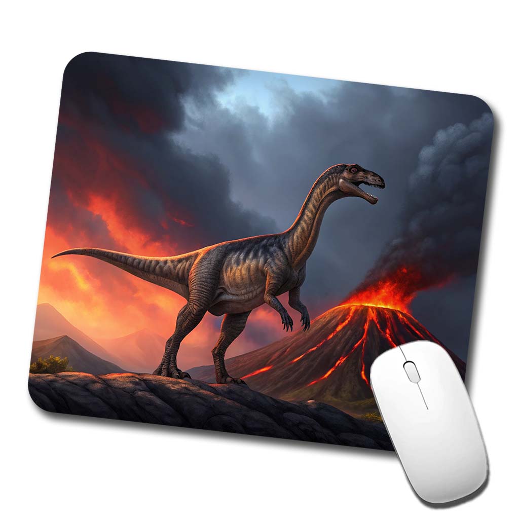 Gigantosaurus Volcano Dinosaur Sauropod Low Profile Mouse Pad Mat