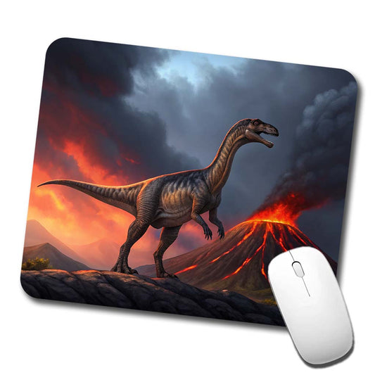Gigantosaurus Volcano Dinosaur Sauropod Low Profile Mouse Pad Mat