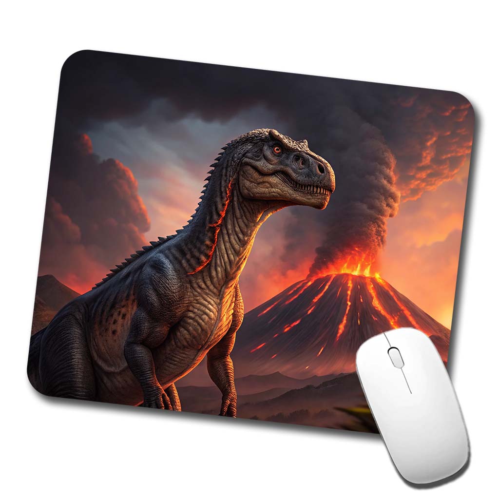 Gigantosaurus Volcano Erupting Dinosaur Low Profile Mouse Pad Mat