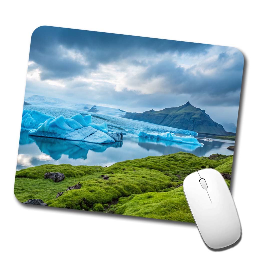Iceland Nature Low Profile Mouse Pad Mat