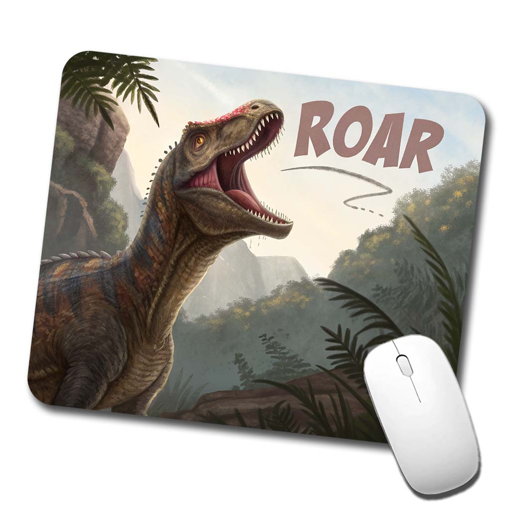 Pachycephalosaurus Roar Dinosaur Low Profile Mouse Pad Mat