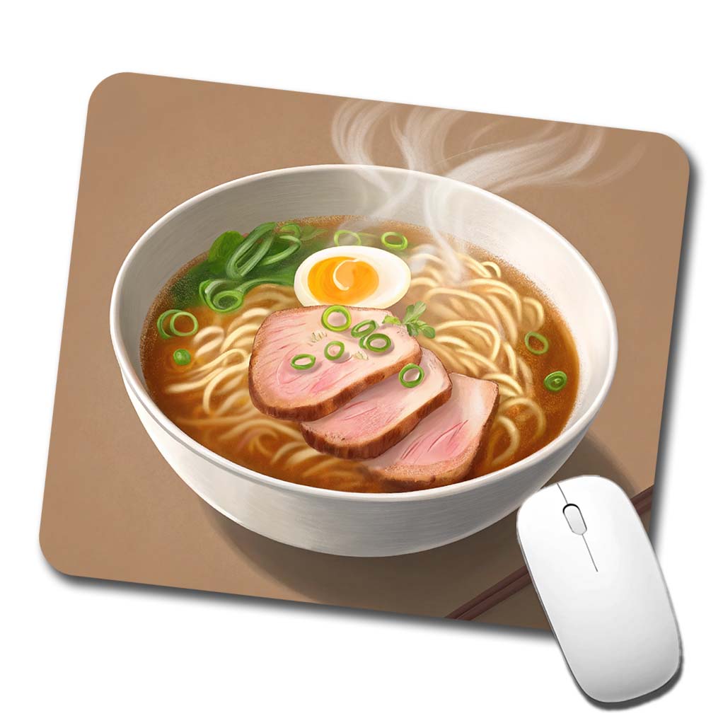 Ramen Bowl Delicious Low Profile Mouse Pad Mat