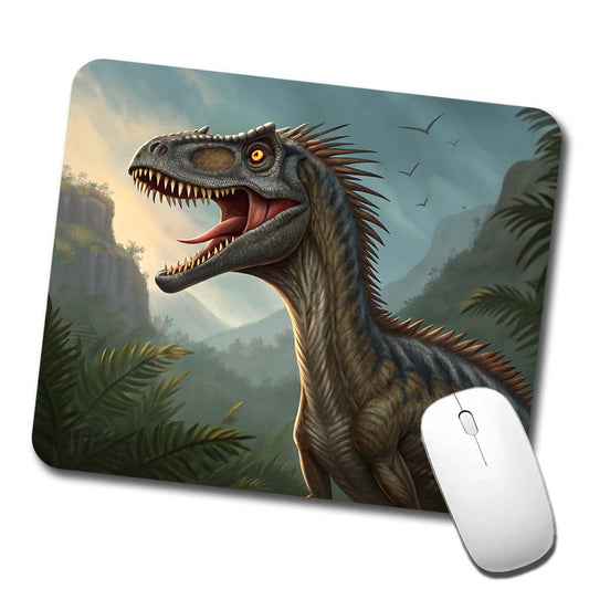 Roaring Eoraptor Dinosaur Low Profile Mouse Pad Mat