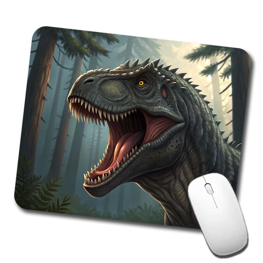 Roaring Giganotosaurus Dinosaur Low Profile Mouse Pad Mat