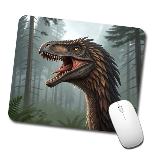 Roaring Raptor Dinosaur Low Profile Mouse Pad Mat
