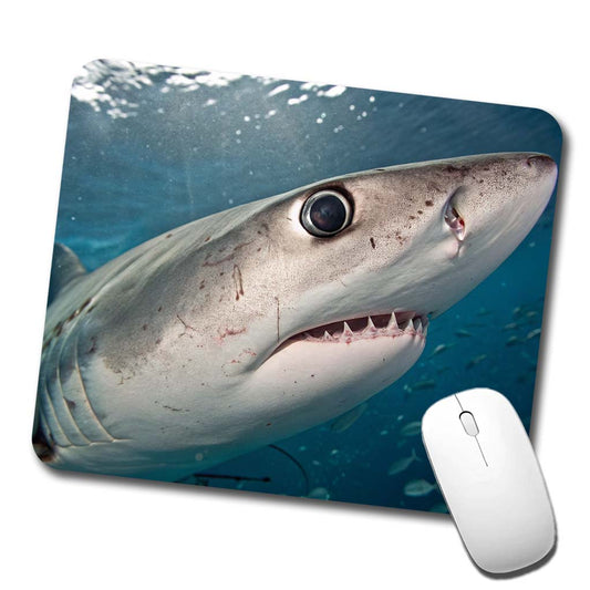 Shark Eye Close Up Ocean Low Profile Mouse Pad Mat