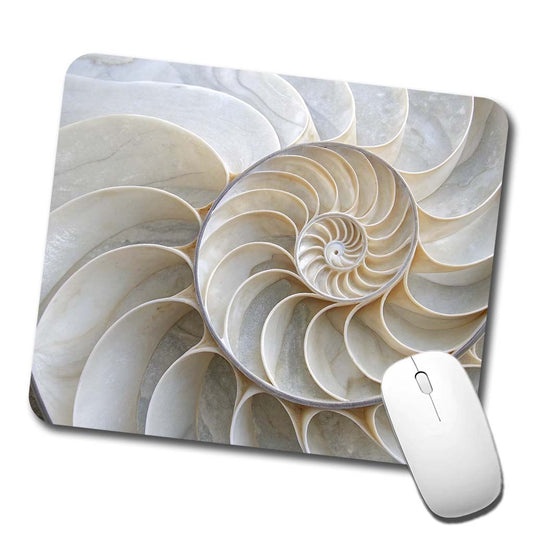 Shell Marble Swirl Low Profile Mouse Pad Mat