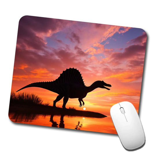 Spinosaurus Sunset Dinosaur Low Profile Mouse Pad Mat